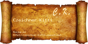 Czeichner Kitti névjegykártya