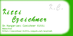 kitti czeichner business card